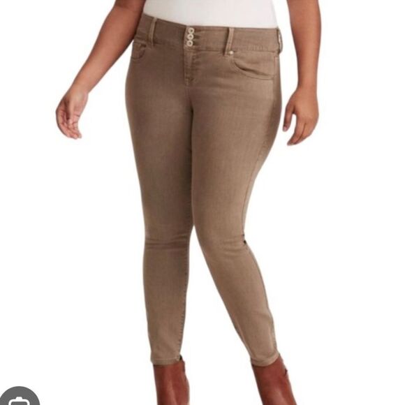 TORRID super Soft Jegging in Cognac - Picture 1 of 14